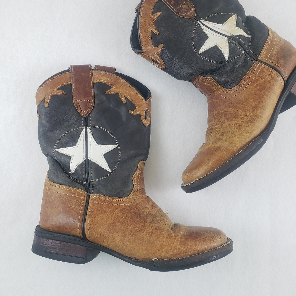 Roper Little Kids Star Boots Size 2